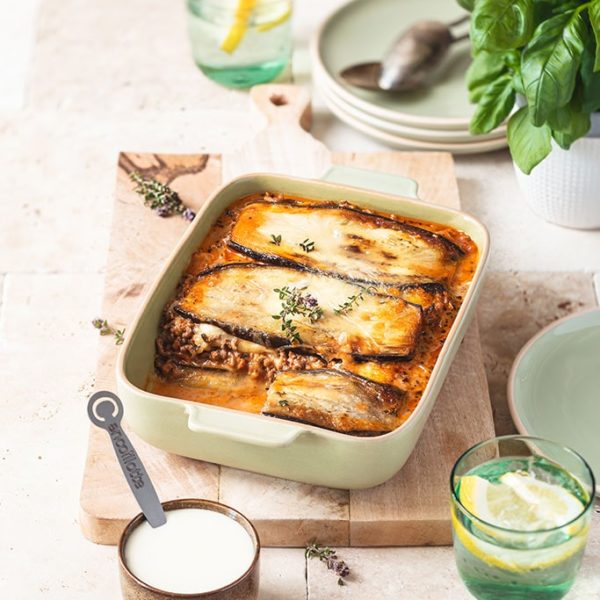 Lasagnes d’aubergines à la bolognaise et Cancoillotte