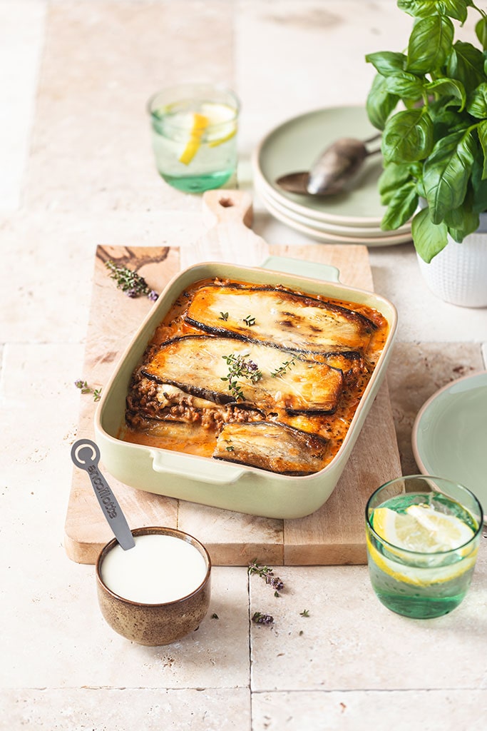 Lasagnes d'Aubergines à la bolognaise et Cancoillotte