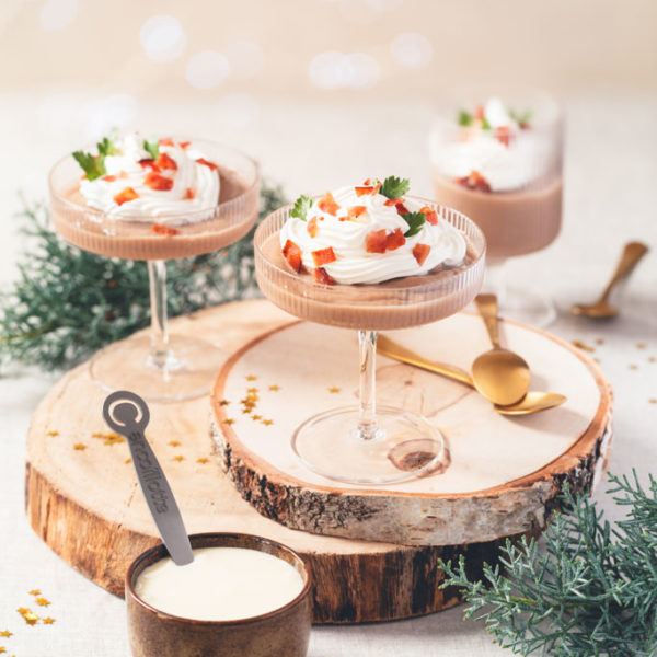 Cappuccino de châtaigne et chantilly de Cancoillotte à l’ail