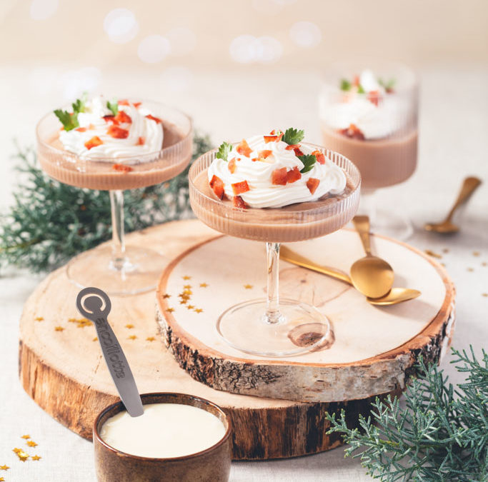 Cappuccino de châtaigne et chantilly de Cancoillotte à l’ail