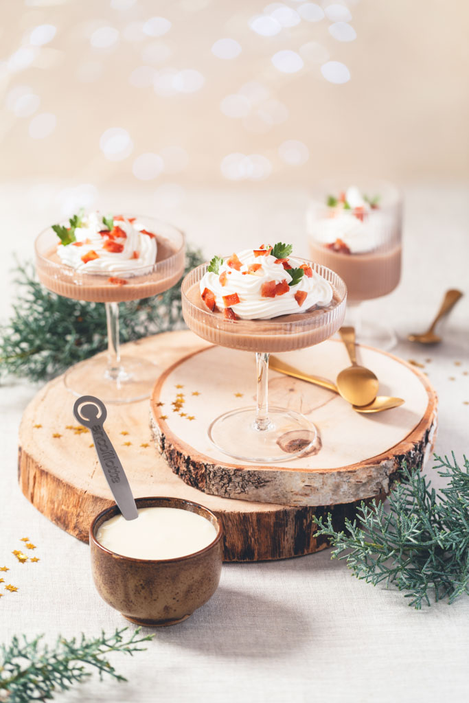 Cappuccino de châtaigne et chantilly de Cancoillotte à l’ail