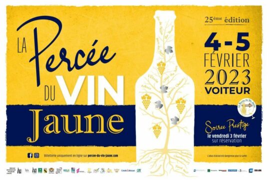 Affiche de la Percée du Vin Jaune 2023