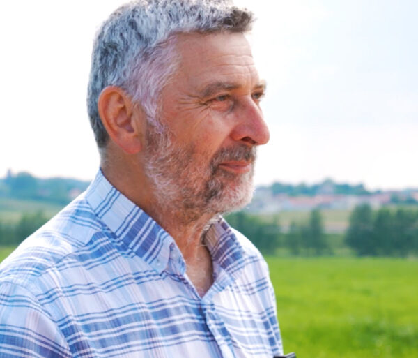 Portrait de Michel Daguenet, producteur de lait