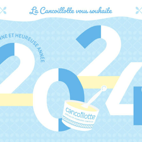 La Cancoillotte IGP vous souhaite une très belle année 2024 !