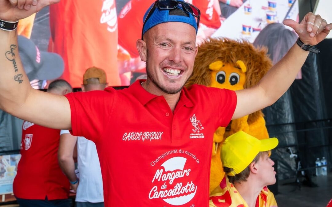 Second sacre pour Gianni Massardi, champion du monde du plus gros mangeur de Cancoillotte
